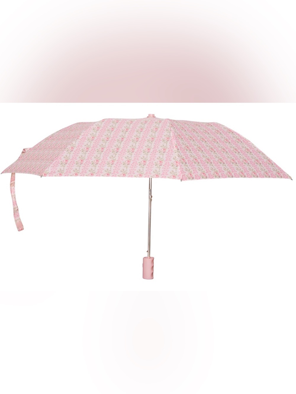 LoveShackFancy Heirloom Print Marima Umbrella Strawberry Macaroon